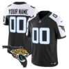 Jacksonville Jaguars Florida Patch Vapor Custom Jersey - All Stitched - Men - Black Alternate