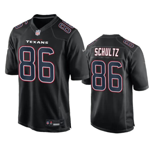 Houston Texans #86 Dalton Schultz Black Fashion Vapor Untouchable Limited Jersey