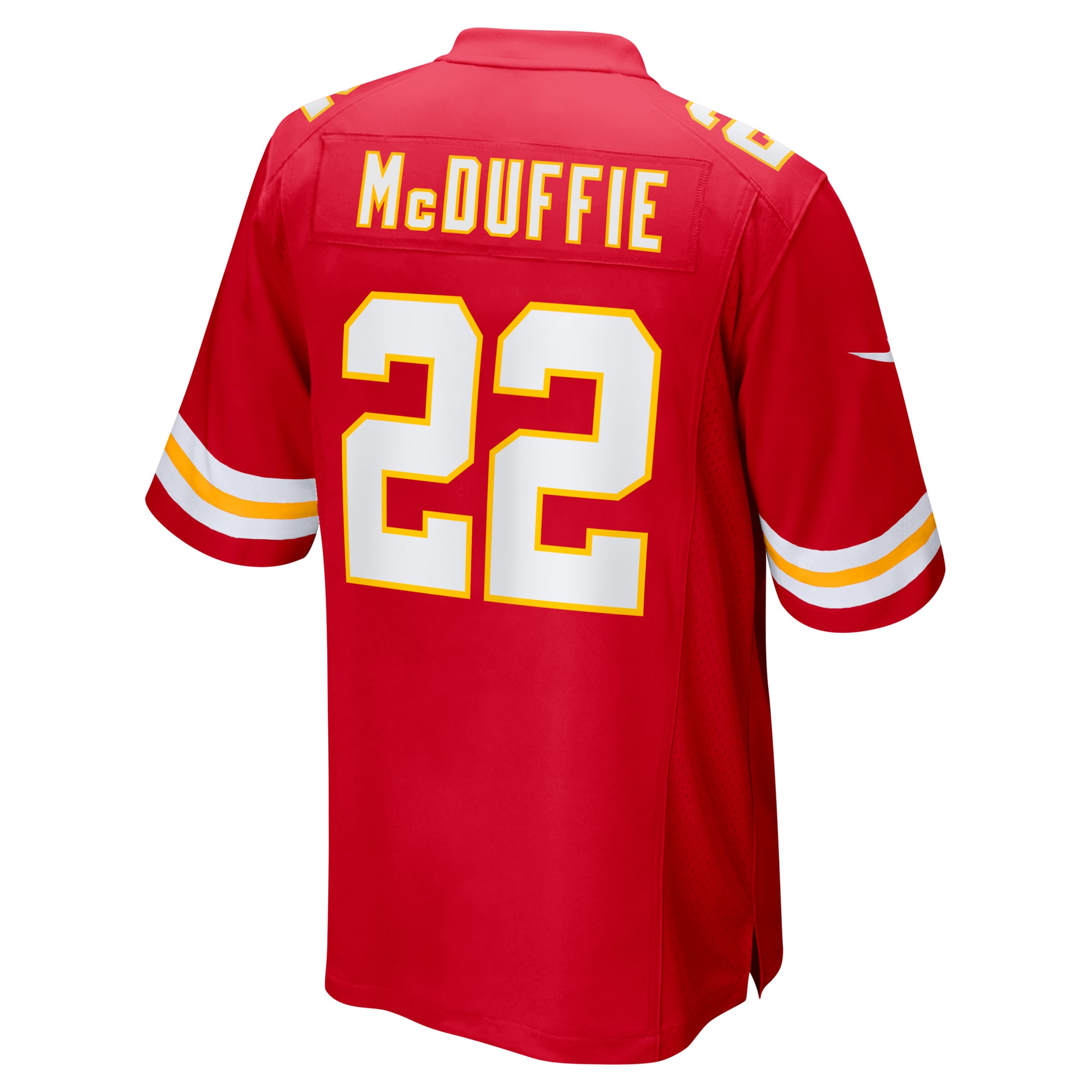 Trent Mcduffie Kansas City Chiefs Nike Game Jersey Red - Image 3