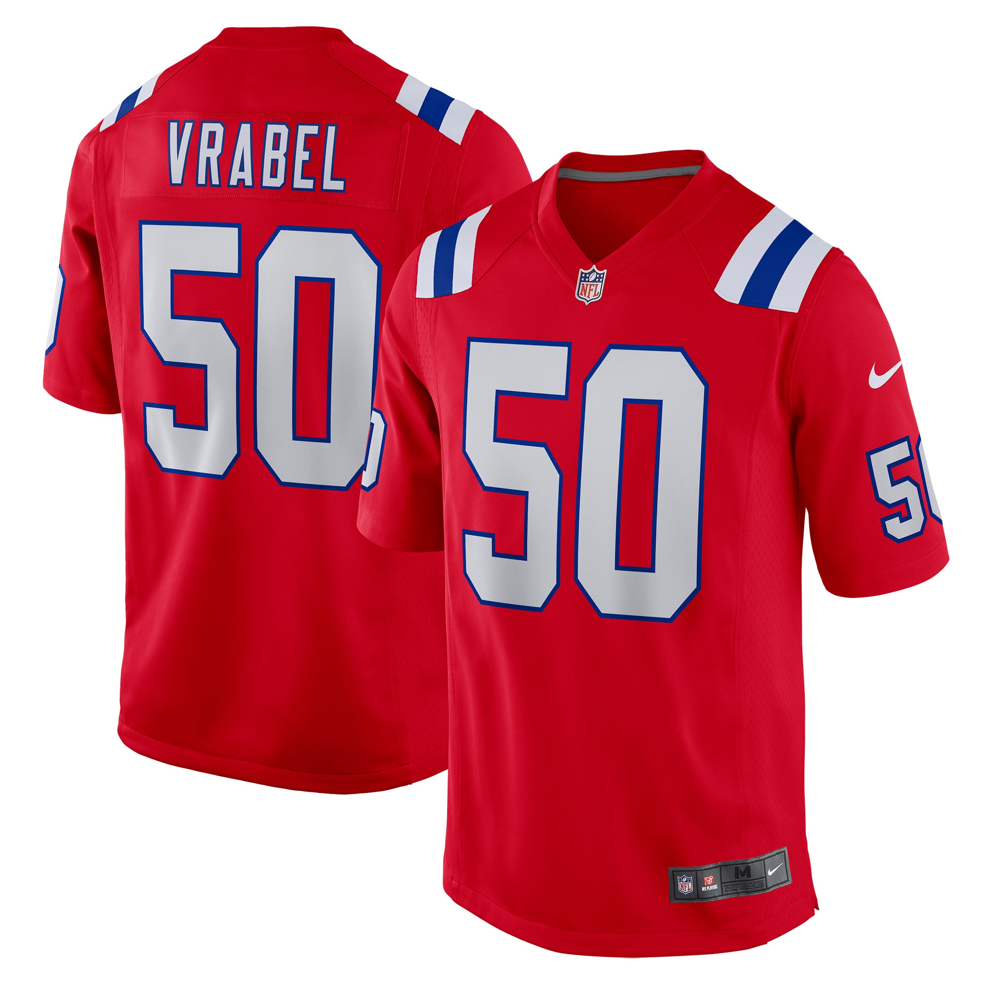 Mike Vrabel New England Patriots Nike Retired Player Alternate Game Jersey Red