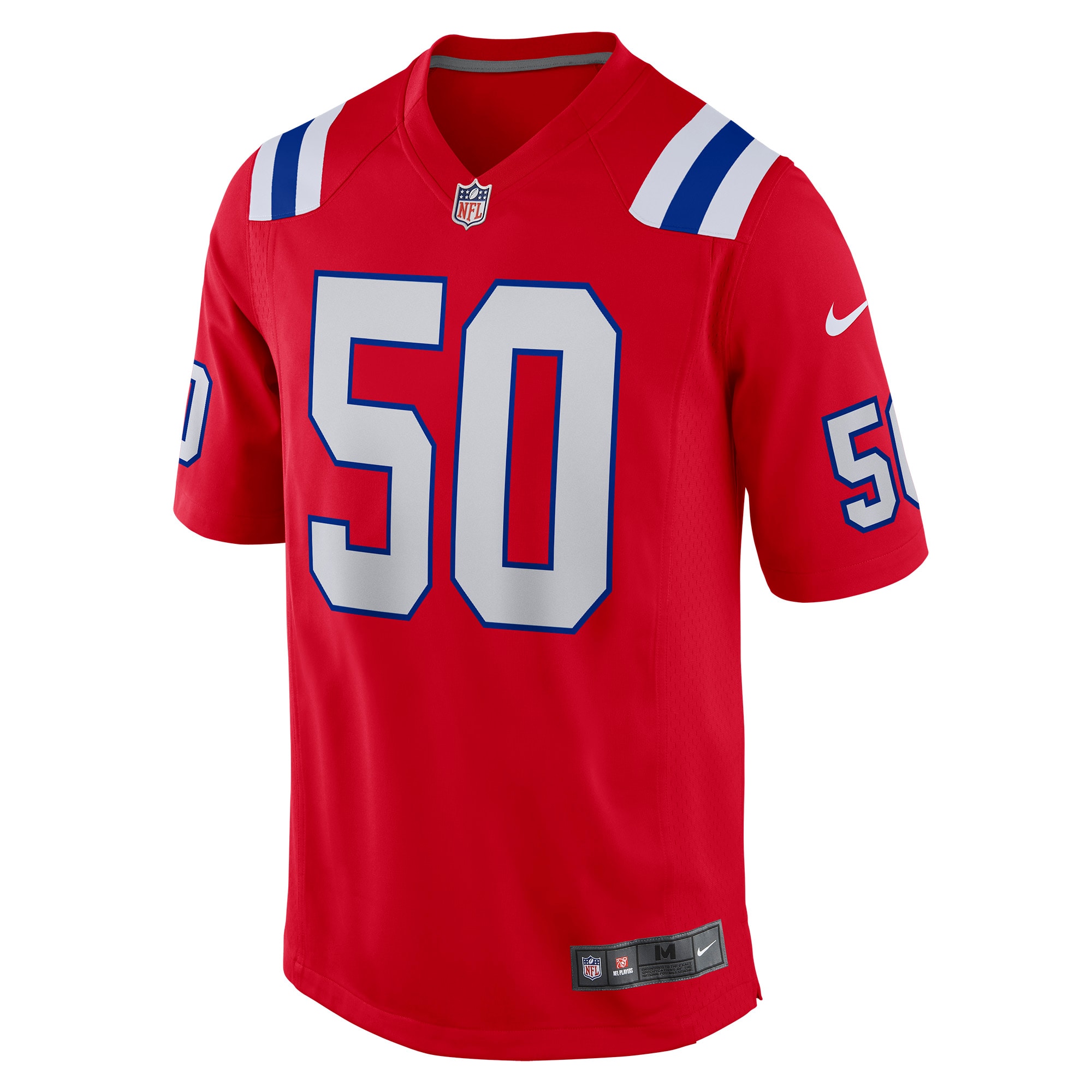 Mike Vrabel New England Patriots Nike Retired Player Alternate Game Jersey Red - Image 2