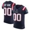 New England Patriots Nike Vapor FUSE Elite Custom Jersey Navy