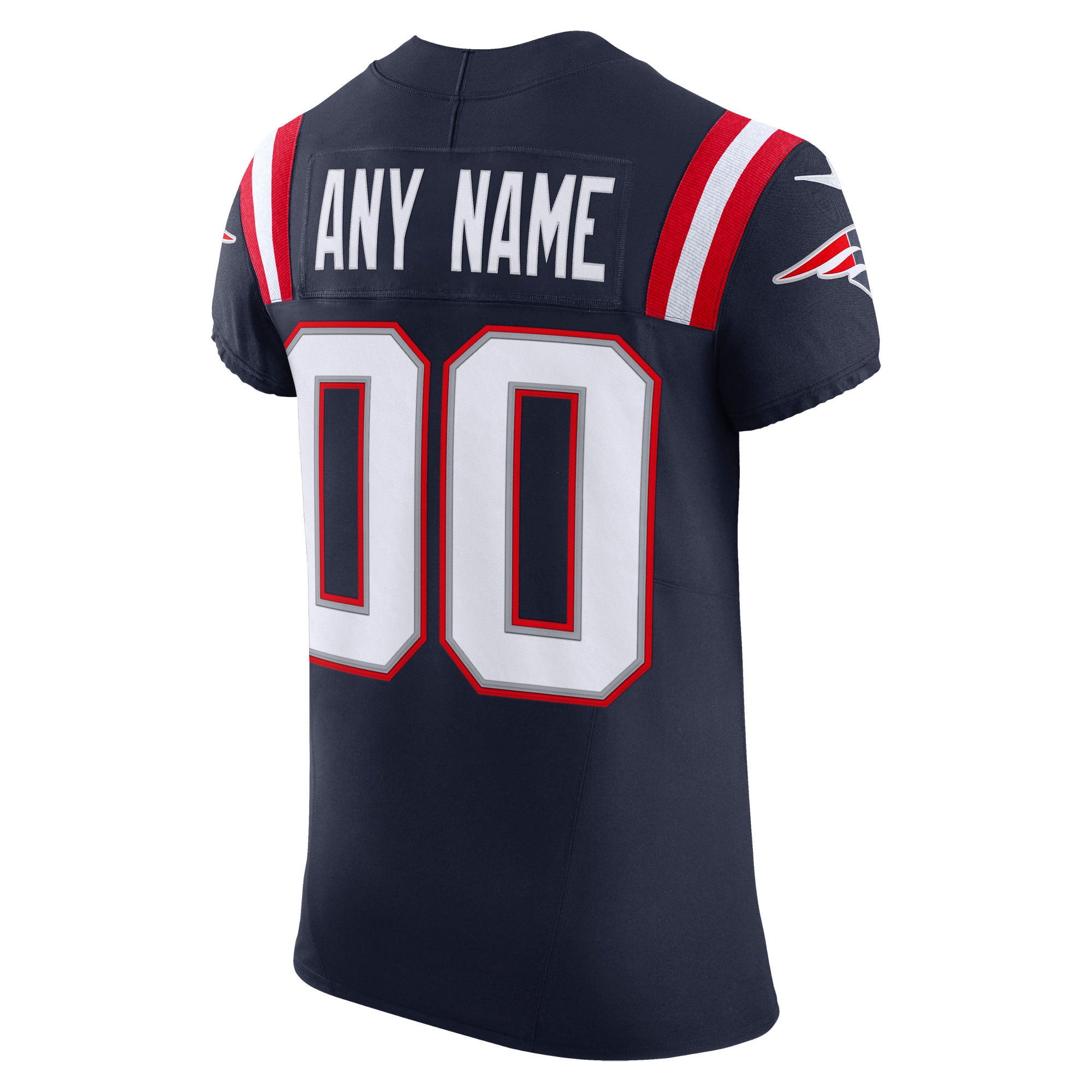 New England Patriots Nike Vapor FUSE Elite Custom Jersey Navy - Image 3