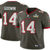 Men's Tampa Bay Buccaneers #14 Chris Godwin Grey 2021 Super Bowl LV Vapor Untouchable Stitched Nike Limited NFL Jersey