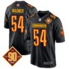 Washington Commanders 90th Anniversary Patch Game Jersey - All Stitched - Black - Bobby Wagner Jersey