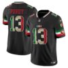 49ers Mexico Vapor Limited Jersey V4 - All Stitched - Black - Brock Purdy Jersey