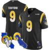 Los Angeles Rams 2025 Vapor Limited Jersey - All Stitched - Black - Matthew Stafford Jersey