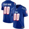 Patriots 1996 Throwback Limited Vapor Custom Jersey - All Stitched - Royal Jersey
