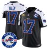Buffalo Bills 2024 Vapor Limited Jersey - Est. 1960 Patch - All Stitched - Black Alternate - Josh Allen Jersey