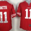 Nike San Francisco 49ers #11 Alex Smith Red Game Jersey