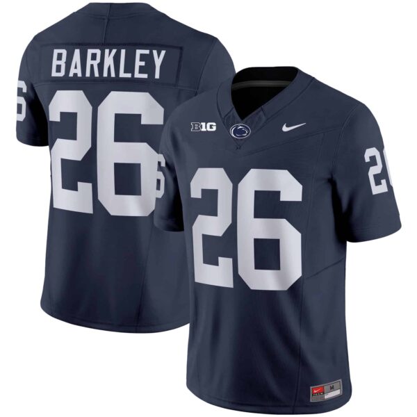 Men’s Penn State Nittany Lions Vapor Limited Jersey – All Stitched – Navy – Saquon Barkley