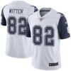Nike Cowboys #82 Jason Witten White Men’s Stitched NFL Limited Rush Jersey