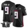 Mens Outkast X Atlanta Falcons 2024 Vapor Limited Jersey V2 Michael Penix Jr Jersey Black