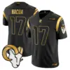 Mens Los Angeles Rams 2024 Gold Vapor Limited Jersey Puka Nacua Jersey Black Gold