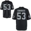 Men’s Oakland Raiders Retired Player #53 Bill Romanowski Black NFL Nike Elite Jersey