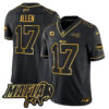 Buffalo Bills 2024 Bills Mafia Patch Gold Vapor Limited Jersey – All Stitched – Black Gold – Josh Allen Jersey
