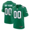 Philadelphia Eagles Nike Alternate Custom Game Jersey Kelly Green