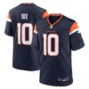 Bo Nix Denver Broncos Nike Alternate Game Jersey Navy