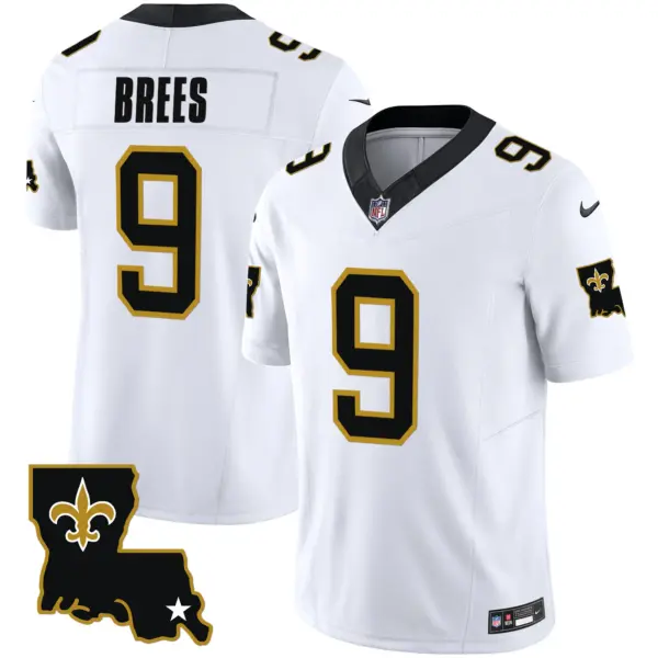 Mens New Orleans Saints 1987 Legacy Vapor Jersey Drew Brees Jersey White