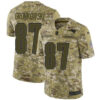 Nike Patriots #87 Rob Gronkowski Camo Men’s Stitched NFL Limited 2018 Salute To Service Jersey