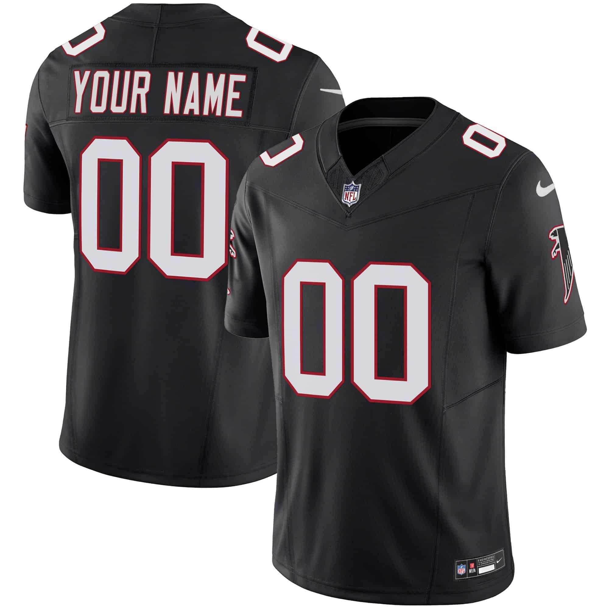 Atlanta Falcons Vapor Limited Custom Jersey – All Stitched – Men – Black