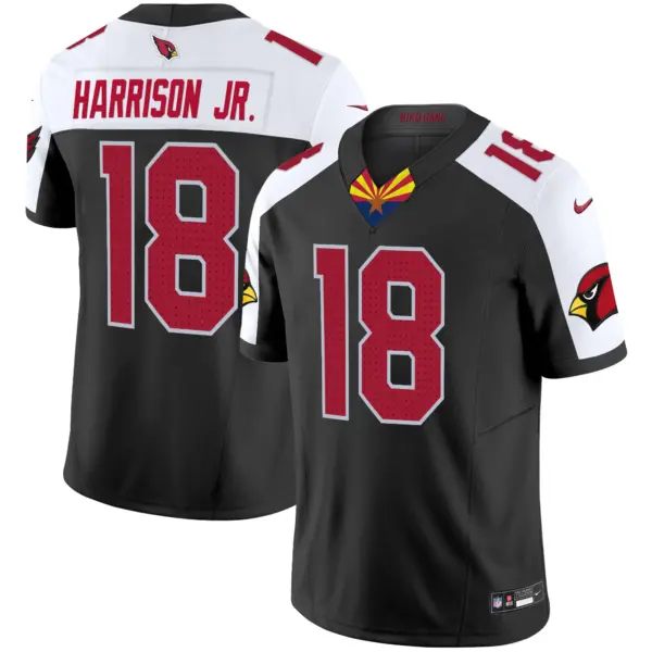 Mens Arizona Cardinals 2024 Special Vapor Limited Jersey V2 Marvin Harrison Jr Jersey Black Alternate