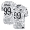 Los Angeles Rams #99 Aaron Donald Arctic Camo 2024 FUSE Salute To Service Limited Football Stitched Jersey