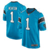 Cam Newton 1 Carolina Panthers Men’s Alternate Game Jersey – Blue