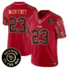 Mens San Francisco 49Ers Pattern Style Vapor Limited Jersey Christian Mccaffrey Jersey Scarlet Limited