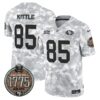 49ers 2024 Salute to Service Establishment Year Patch Vapor Limited Jersey – All Stitched – Army – George Kittle Jersey