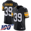 Steelers #39 Minkah Fitzpatrick Black Alternate Men’s Stitched Football 100th Season Vapor Limited Jersey