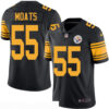 Men’s Pittsburgh Steelers #55 Arthur Moats Black 2016 Color Rush Stitched NFL Nike Limited Jersey