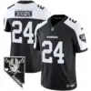 Mens Las Vegas Raiders Nevada Home Patch Vapor Jersey Charles Woodson Jersey Black Alternate