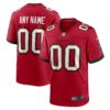 Nike Tampa Bay Buccaneers Custom Game Jersey Red