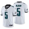 Men’s Philadelphia Eagles #5 Donovan McNabb White Vapor Untouchable Limited Stitched Jersey