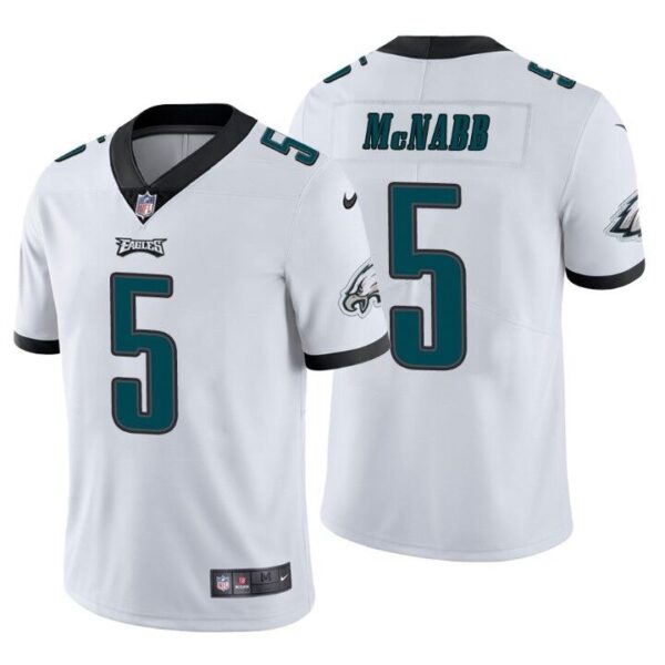 Men’s Philadelphia Eagles #5 Donovan McNabb White Vapor Untouchable Limited Stitched Jersey