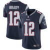 Nike New England Patriots #12 Tom Brady Navy Blue Team Color Men’s Stitched NFL Vapor Untouchable Limited Jersey