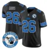 Mens Detroit Lions 2024 Vapor Limited Jersey Est 1934 Patch Jahmyr Gibbs Jersey Black