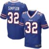 Nike Bills #32 O. J. Simpson Royal Blue Team Color Men’s Stitched NFL New Elite Jersey
