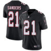 Nike Atlanta Falcons #21 Deion Sanders Black Alternate Men’s Stitched NFL Vapor Untouchable Limited Jersey