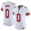 New York Giants #0 Brian Burns White Vapor Stitched Jersey