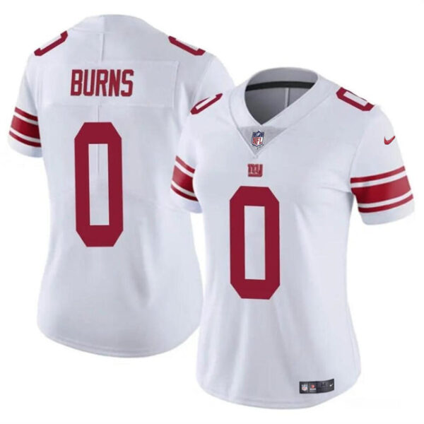New York Giants #0 Brian Burns White Vapor Stitched Jersey