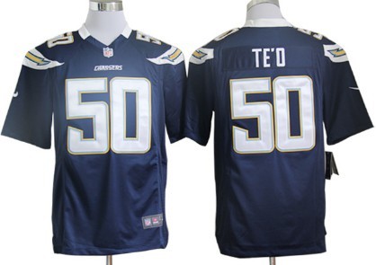 Nike San Diego Chargers #50 Manti Te’o Navy Blue Game Jersey