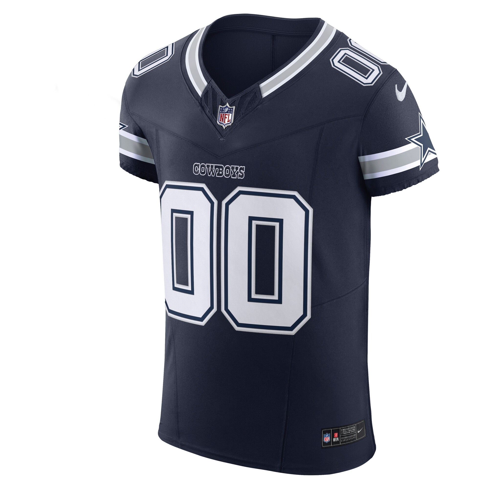 Dallas Cowboys Nike Vapor FUSE Elite Custom Jersey Navy - Image 2