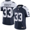 Nike Dallas Cowboys #33 Tony Dorsett Navy Blue Thanksgiving Men’s Stitched NFL Vapor Untouchable Limited Throwback Jersey
