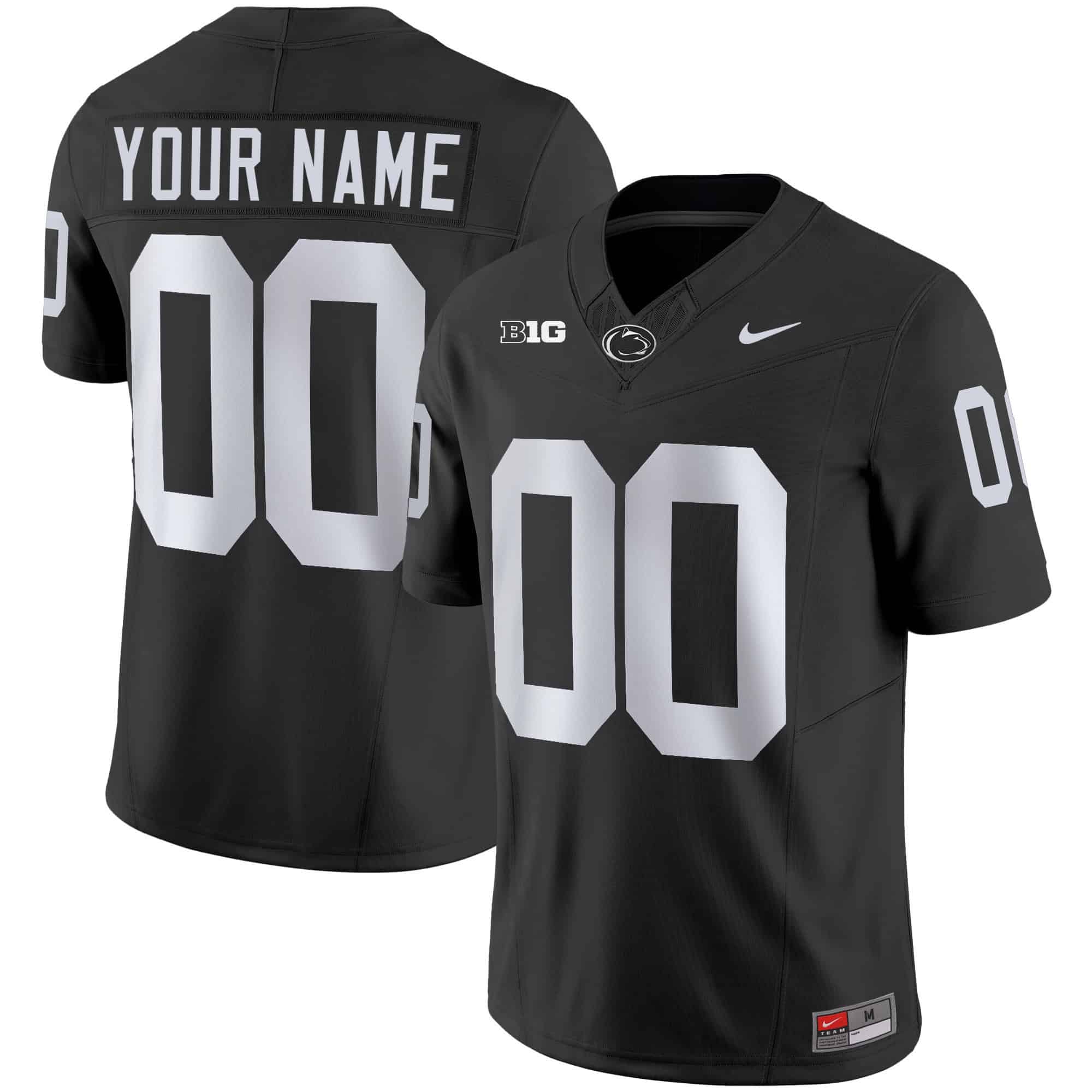 Penn State Nittany Lions Vapor Limited Custom Jersey – All Stitched – Men – Black