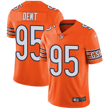 Nike Chicago Bears #95 Richard Dent Orange Men’s Stitched NFL Limited Rush Jersey