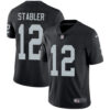Nike Oakland Raiders #12 Kenny Stabler Black Team Color Men’s Stitched NFL Vapor Untouchable Limited Jersey