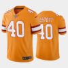 Men’s Tampa Bay Buccaneers #40 Mike Alstott Yellow Limited Stitched Throwback Jersey