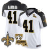 Men’s Saints Vapor Limited Jersey – New Orleans Patch – All Stitched – Inverted – Alvin Kamara